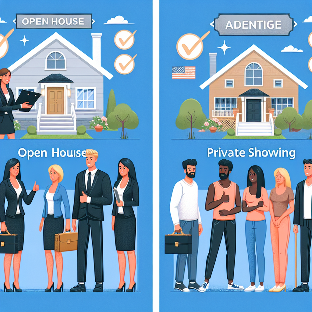 The Advantages of Open Houses and Private Showings