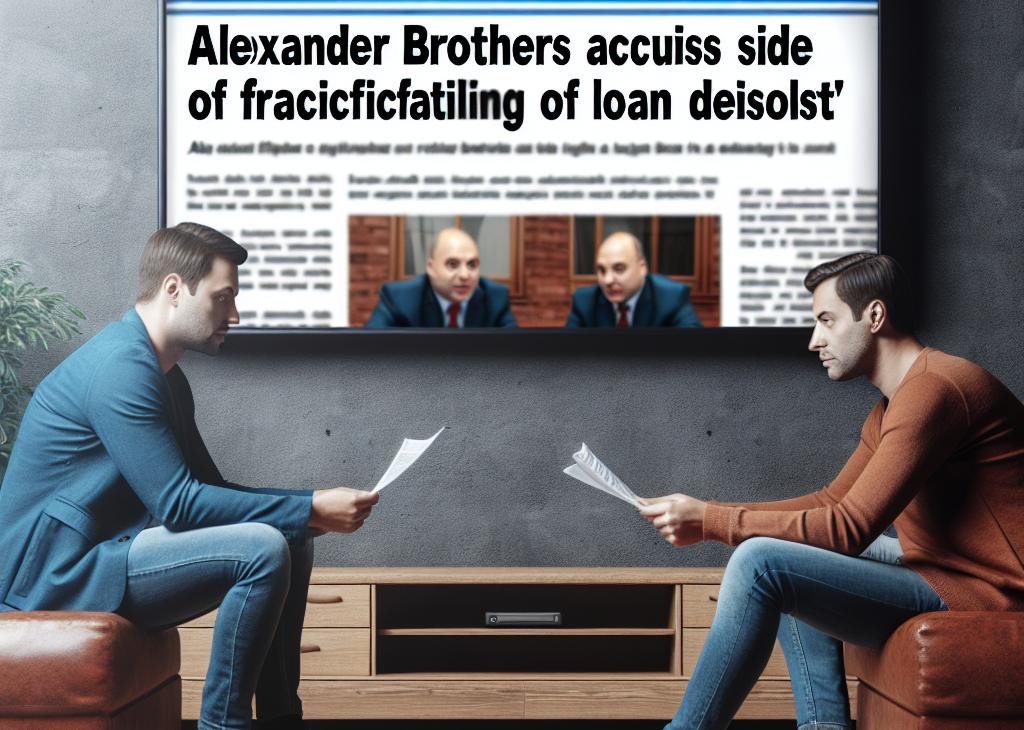 Alexander Brothers Accuse Side of Fabricating Loan Default