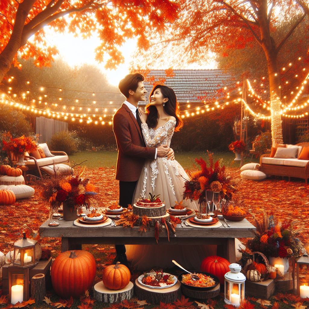 Creating the Perfect Autumn Backyard Engagement Celebration