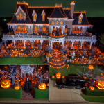 Halloween Enthusiast Invests $100,000 Annually to Transform Texas Mansion into Spooky Wonderland