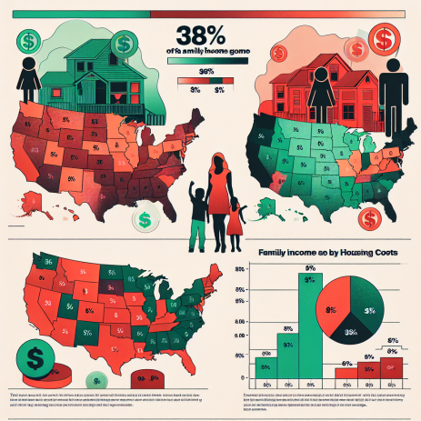 Housing Costs Consume 38% of Family Income: Top Locations for Highest and Lowest Expenses