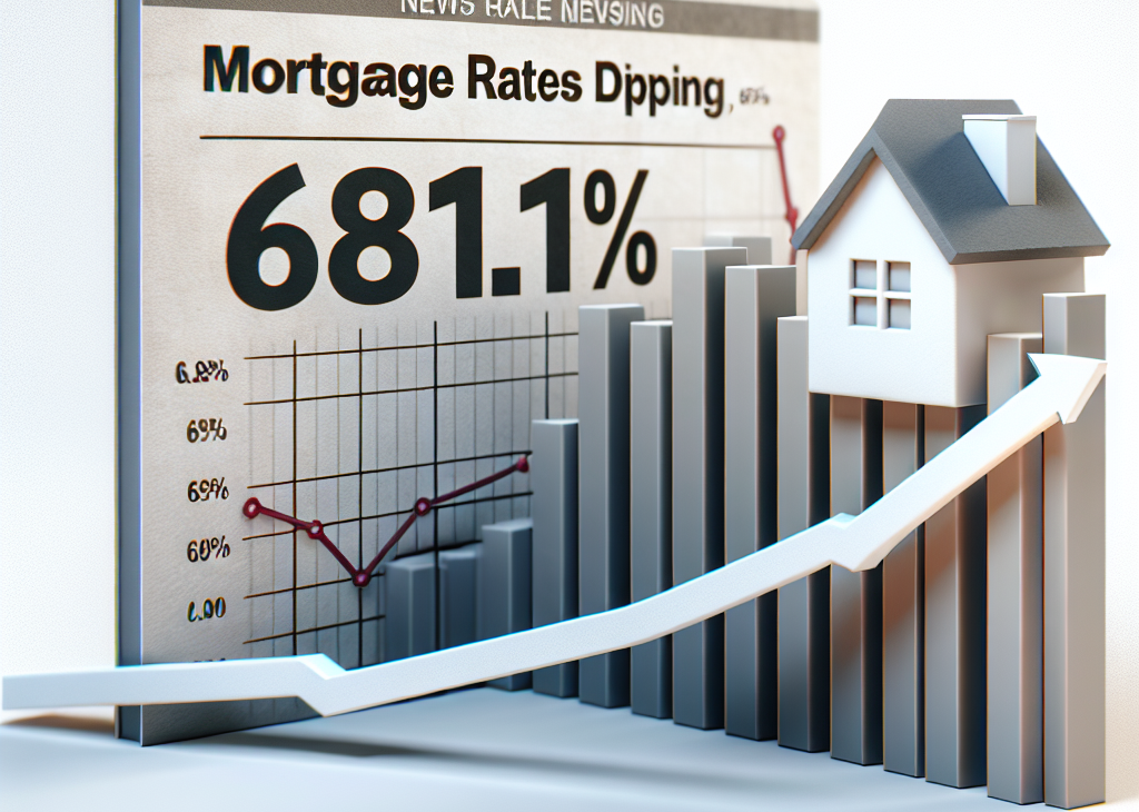 Mortgage Rates Dip to 6.81% Amid Increase in Pending Home Sales