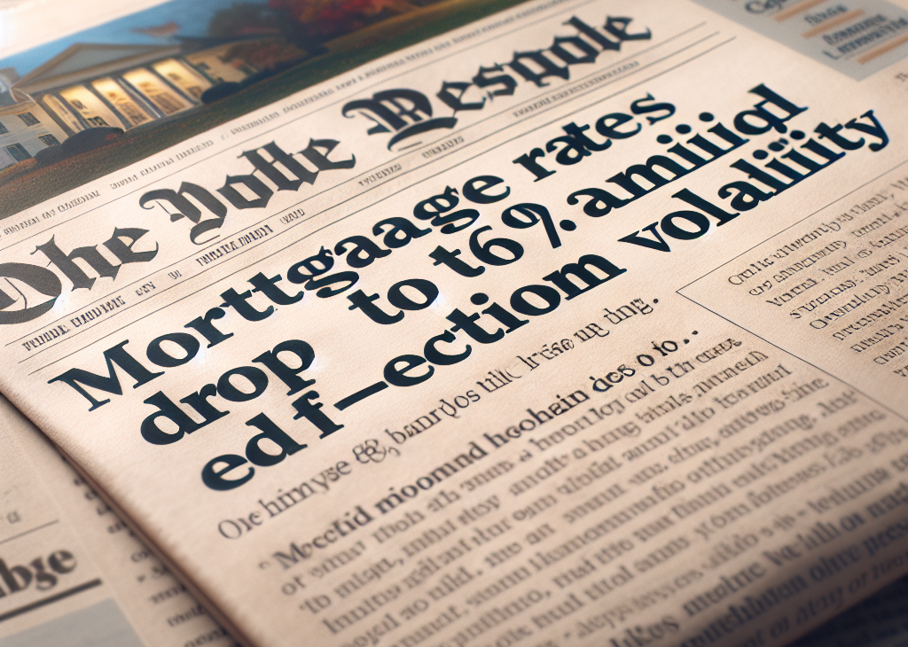 Mortgage Rates Drop to 6.78% Amid Post-Election Volatility