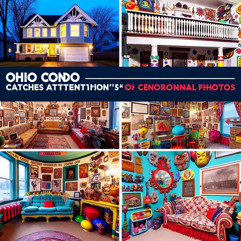 Ohio Condo's Wild Listing Photos Go Viral, Captivating Homebuyers Nationwide