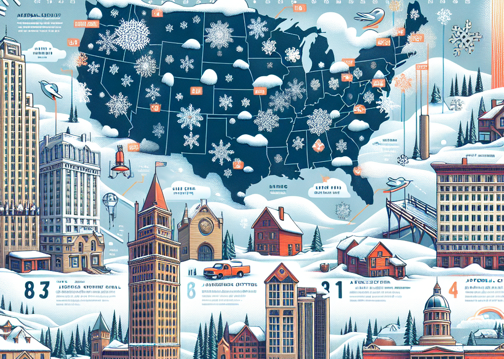 Top 10 Snowiest Cities in the U.S