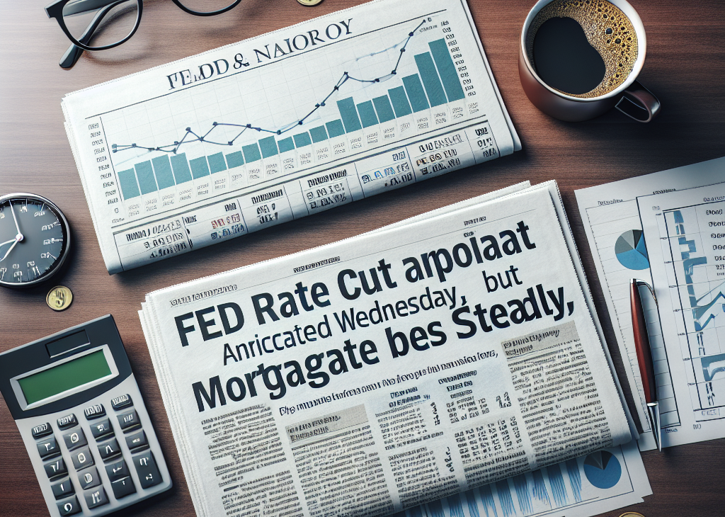 Fed Rate Cut Anticipated Wednesday, But Mortgage Rates May Hold Steady