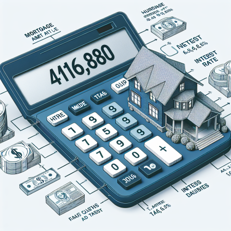 Home Affordability: Calculating Costs for a $416,880 Mortgage at 6.6% Interest