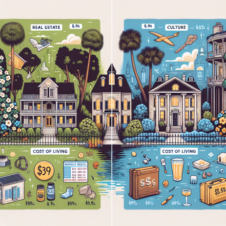 Myrtle Beach or Charleston: Choosing Your Ideal City Based on Real Estate, Cost of Living, and Culture