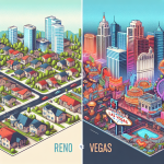 Reno or Las Vegas: Choosing Your Ideal City Based on Real Estate, Cost of Living, and Culture