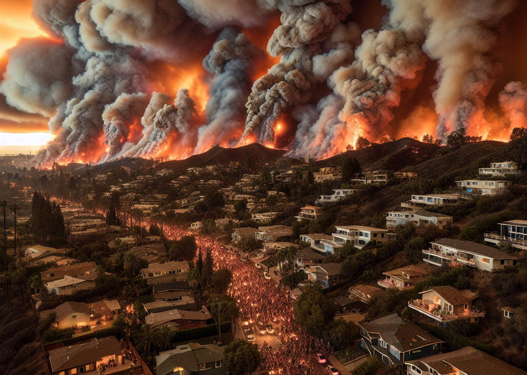 Thousands Evacuate as Malibu Wildfire Threatens 2,000 Structures