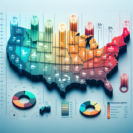 15 States Leading in Population Growth