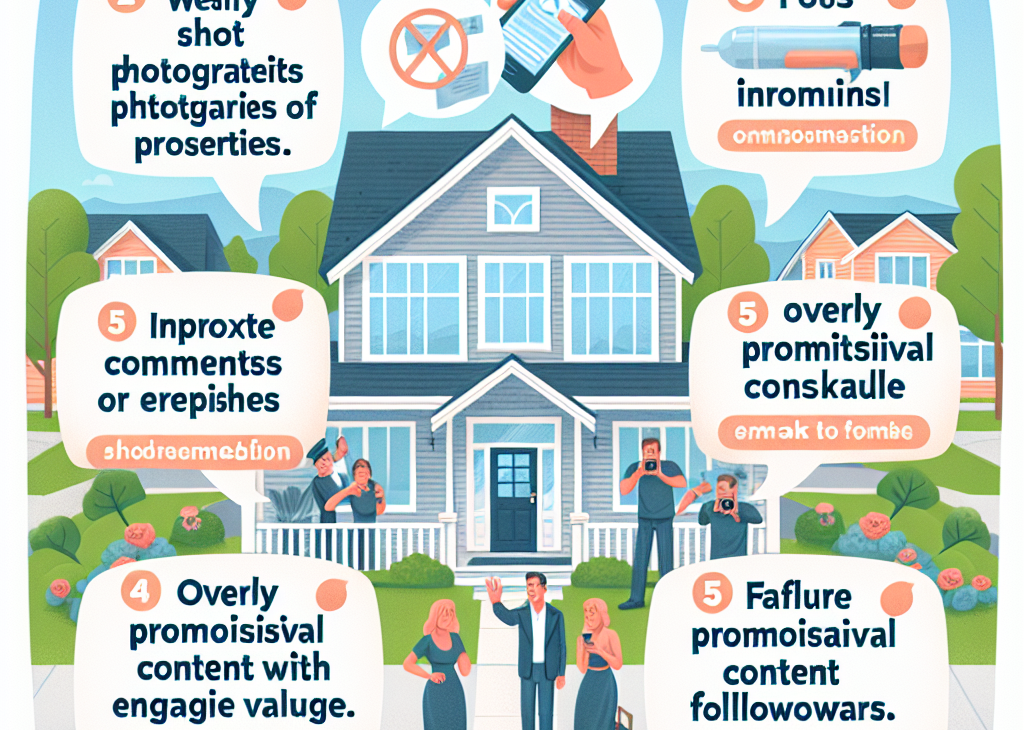 5 Social Media Mistakes to Avoid in Real Estate