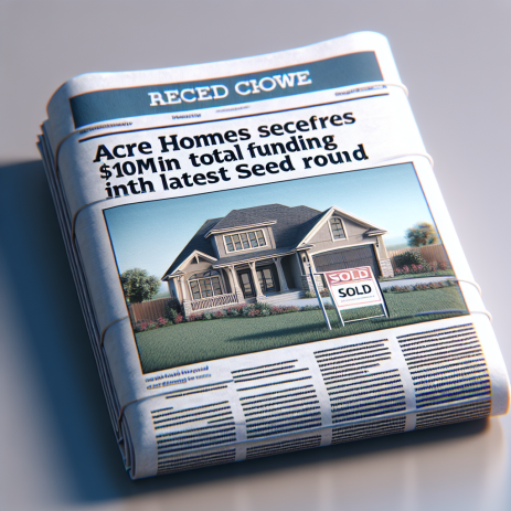 Acre Homes Secures $10M in Total Funding with Latest Seed Round