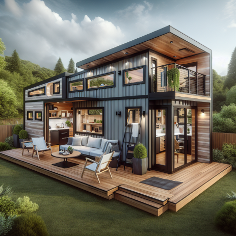 Amazon Unveils $47K Upscale Tiny Home Featuring Rooftop Deck