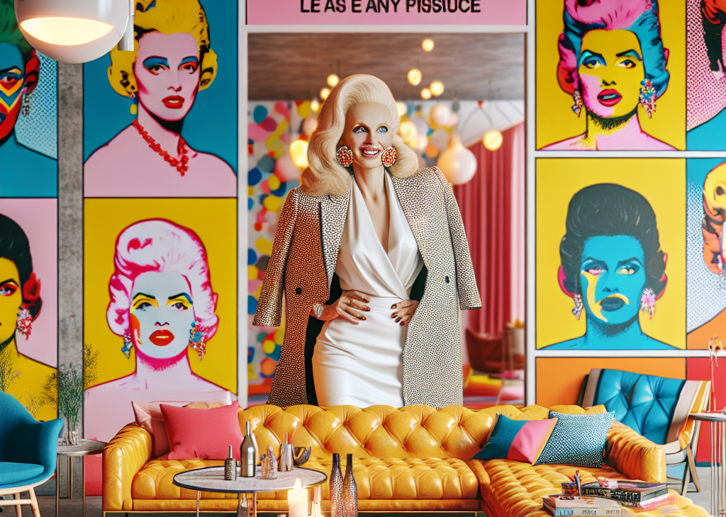 Beauty Mogul Laura Geller Transforms Bachelor Pad into Vibrant Pop Art Party Haven