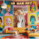 Beauty Mogul Laura Geller Transforms Bachelor Pad into Vibrant Pop Art Party Haven