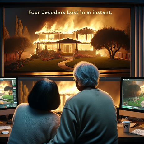 California Couple Witnesses Eaton Fire Devastate Their Home via Ring Camera: 'Four Decades Lost in an Instant'