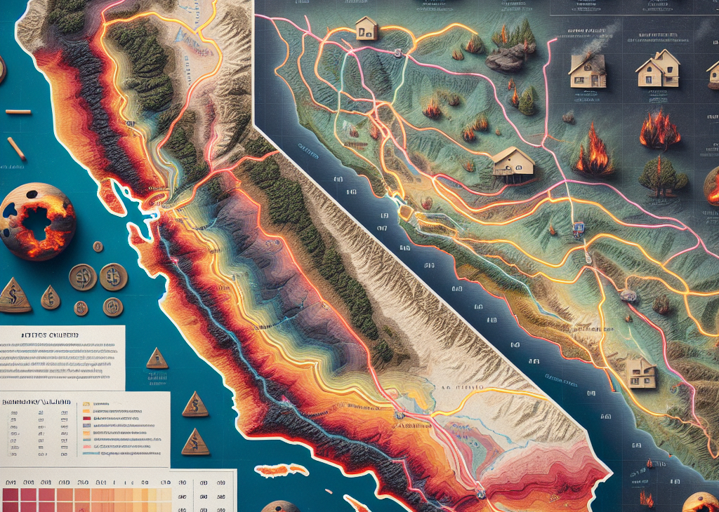 California Wildfires Path and Home Loss Costs Unveiled on Map
