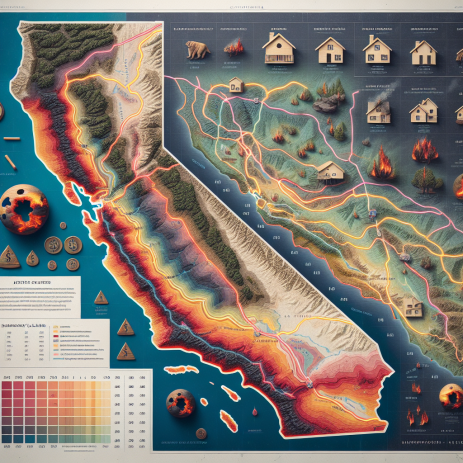 California Wildfires Path and Home Loss Costs Unveiled on Map