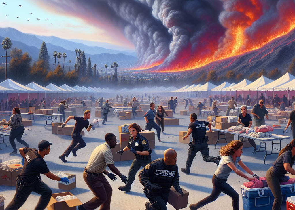 Coordinators Rush to Secure Shelter for LA Wildfire Evacuees