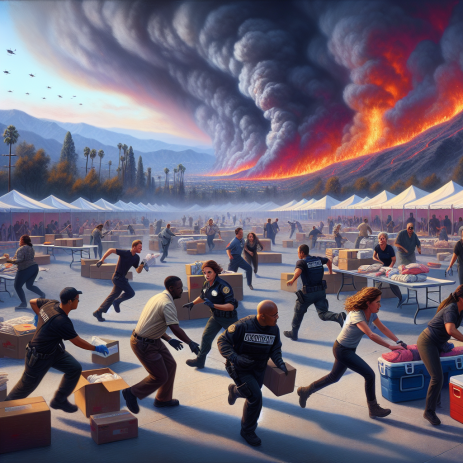 Coordinators Rush to Secure Shelter for LA Wildfire Evacuees