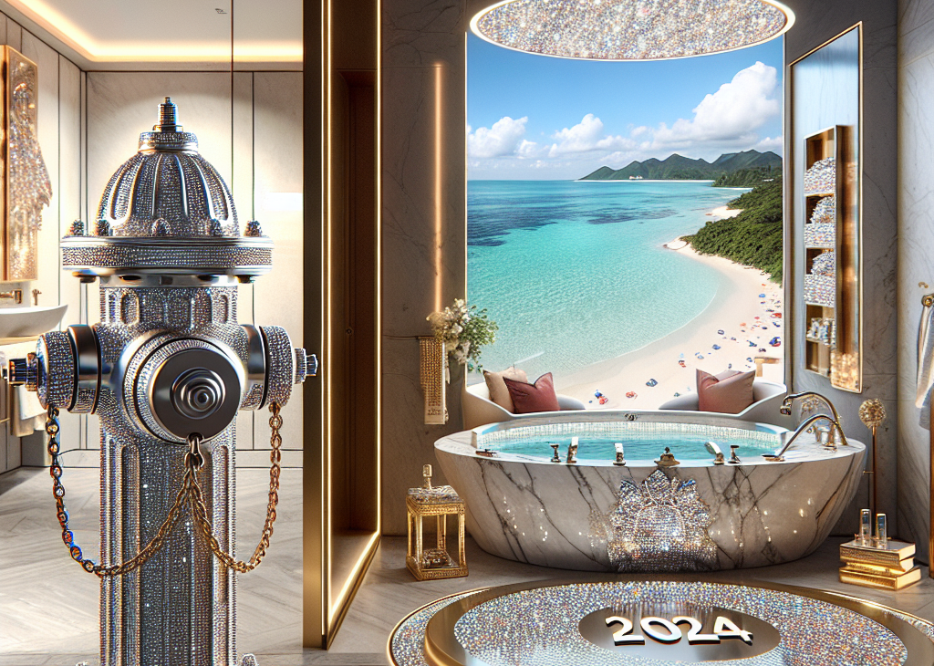 Exploring 2024's Most Extravagant Luxury Trends: From Fire Hydrants to Therapy Tubs