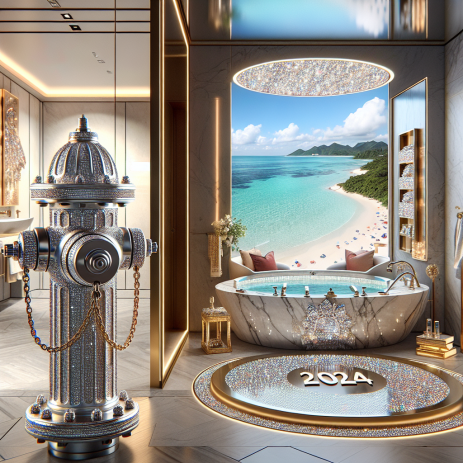 Exploring 2024's Most Extravagant Luxury Trends: From Fire Hydrants to Therapy Tubs