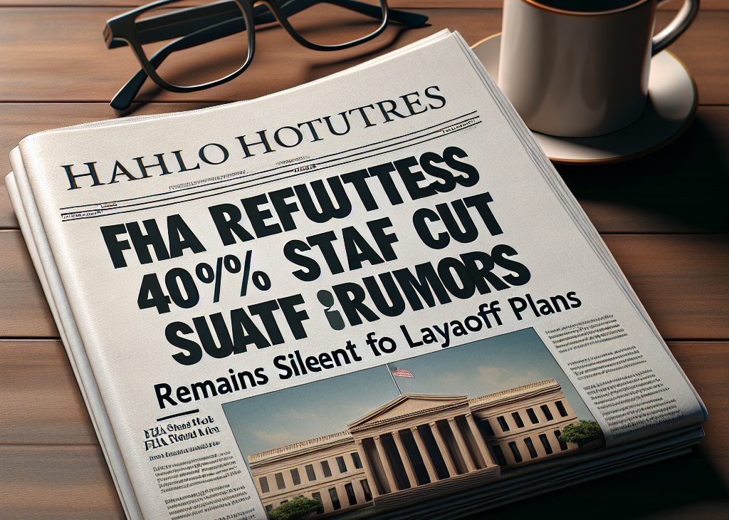 FHA Refutes 40% Staff Cut Rumors, Remains Silent on Layoff Plans