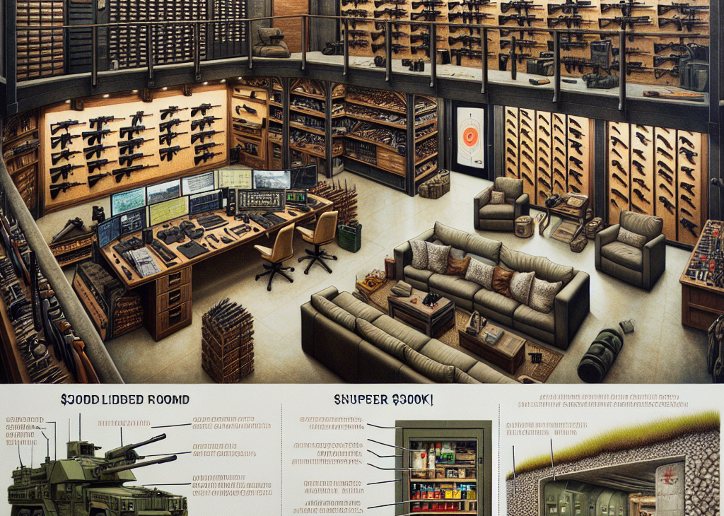 Gun Enthusiast Unveils $1 Million Man Cave Featuring $500K Shooting Range and $300K Bunker Room