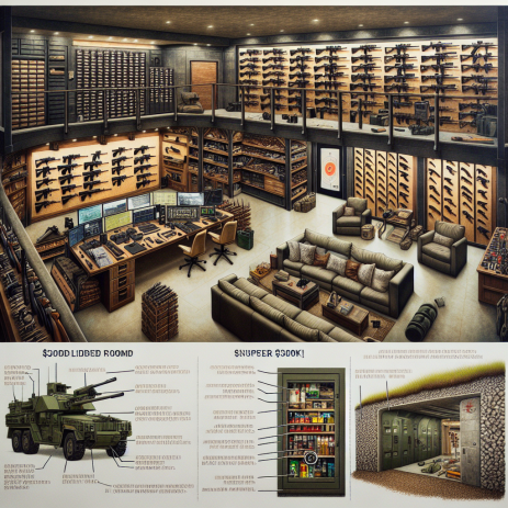 Gun Enthusiast Unveils $1 Million Man Cave Featuring $500K Shooting Range and $300K Bunker Room