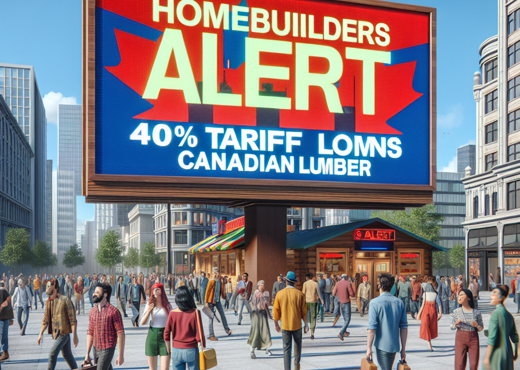 Homebuilders Alert: 40% Tariff Looms on Canadian Lumber