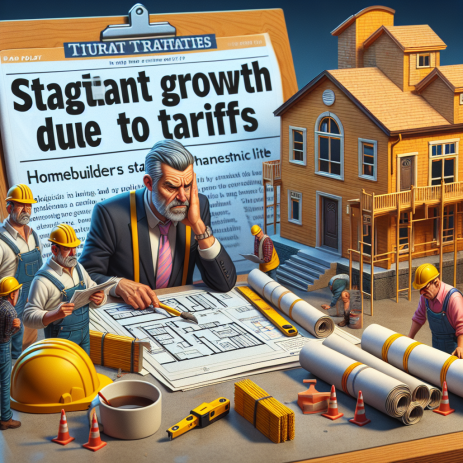 Homebuilders Face Uncertainty and Stagnant Growth in 2025 Due to Trump's Tariffs