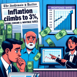 Inflation Climbs to 3%, Raising Concerns for Consumers and Mortgage Rates
