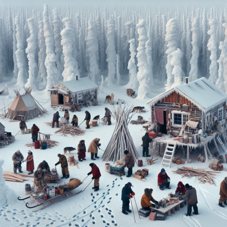 Life Off the Grid in Alaska: Facing Winter's Challenges from Wolves to Long Grocery Trips