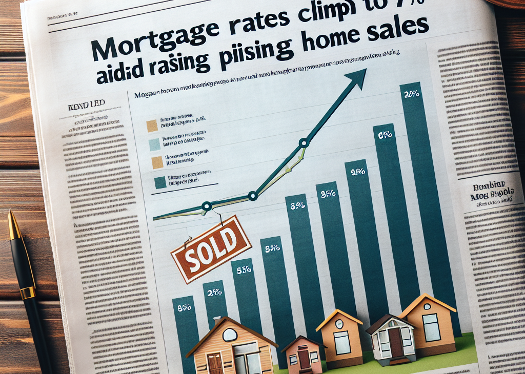 Mortgage Rates Climb to 7% Amid Rising Pending Home Sales