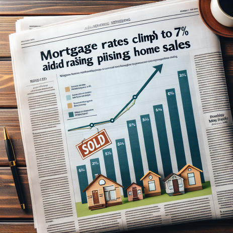 Mortgage Rates Climb to 7% Amid Rising Pending Home Sales