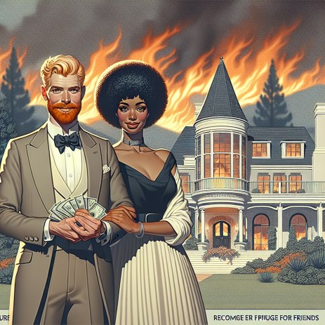 Prince Harry and Meghan Offer Montecito Mansion as Refuge for Friends During California Wildfires