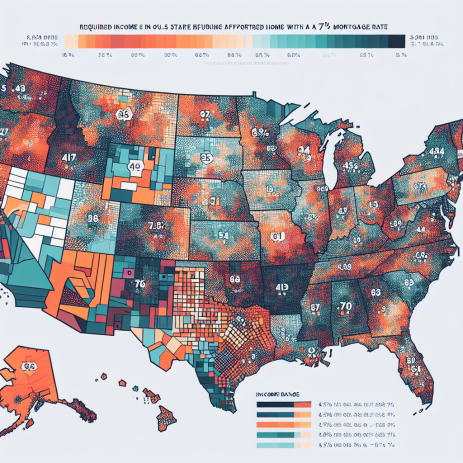 Required Income by State for Affording a Starter Home with a 7% Mortgage Rate