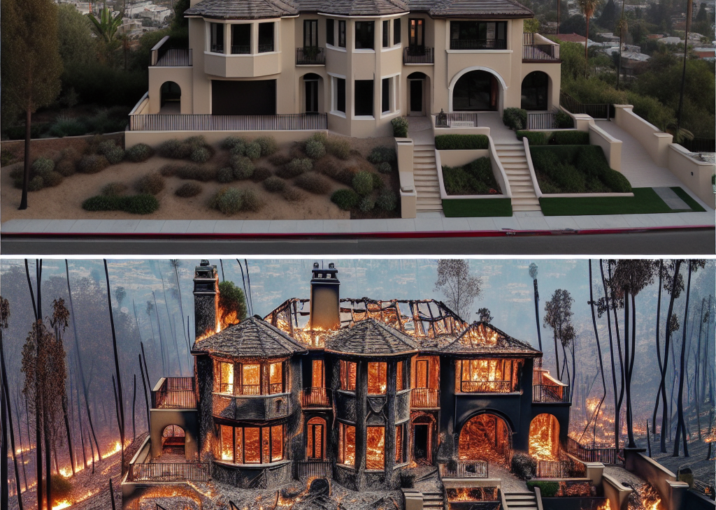 Shocking Transformation: Celebrities' L.A. Homes Before and After California Wildfires