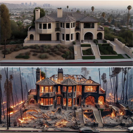 Shocking Transformation: Celebrities' L.A. Homes Before and After California Wildfires