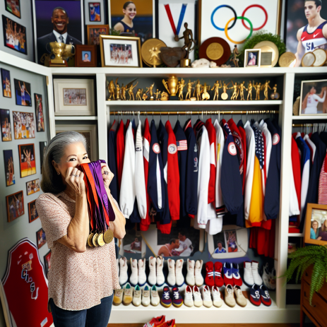 Simone Biles Unveils Her Secret Olympic Memorabilia Closet in Texas Home