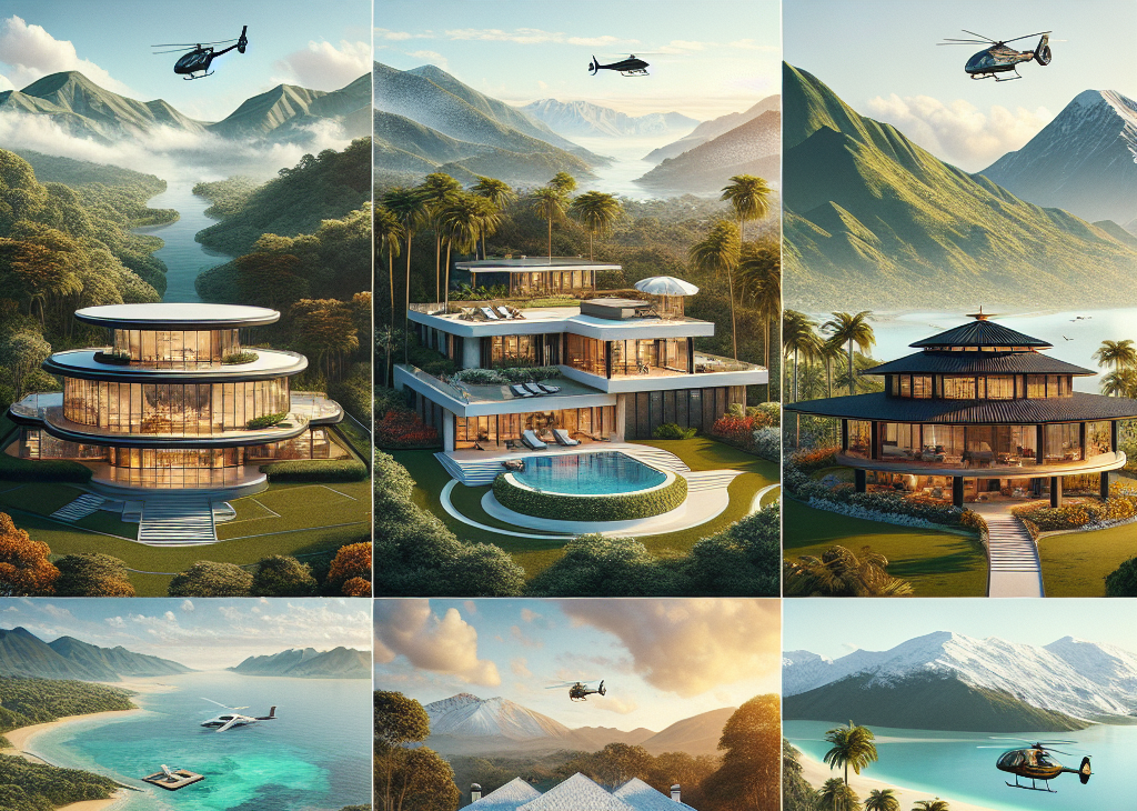 Sky-High Luxury: 5 Exclusive Homes with Private Helipads