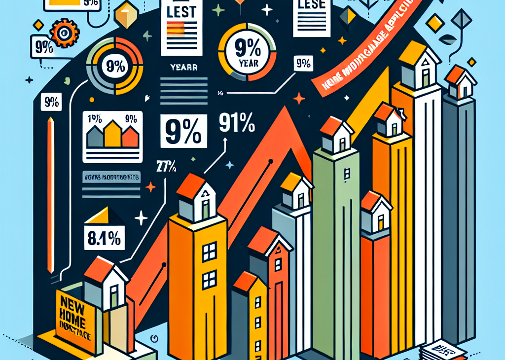 Surge in New Home Mortgage Applications: 9% Increase from Last Year