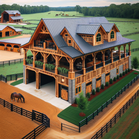 Tennessee Barndominium with Horse Stalls Rides to Popularity