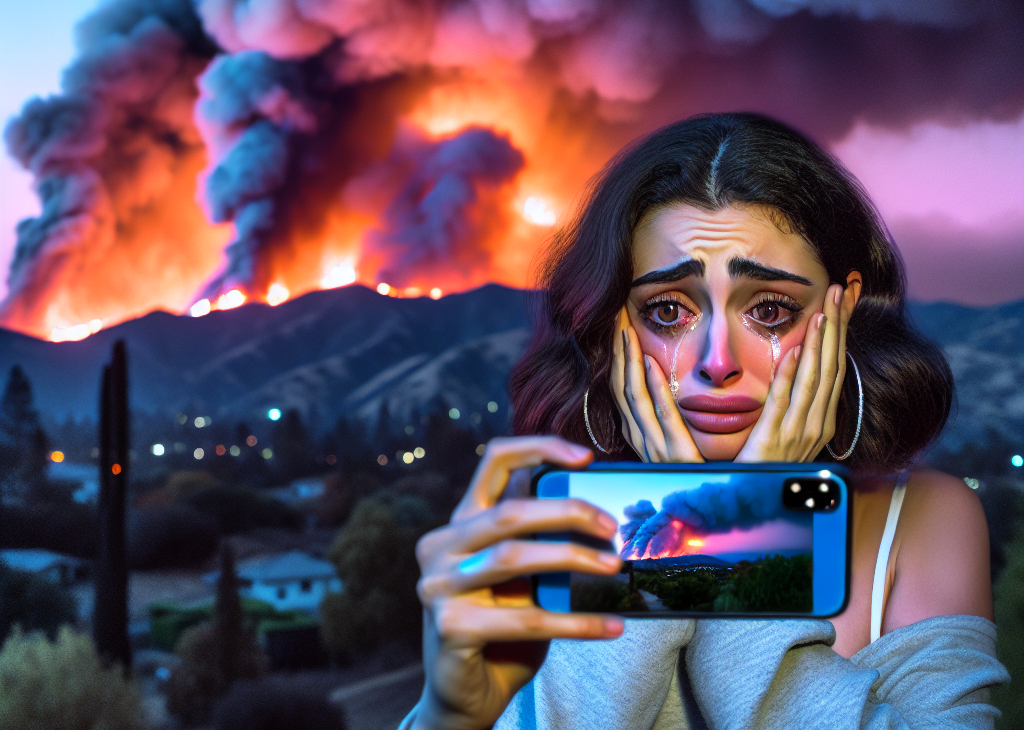TikTok Influencer Tearfully Shares Heartbreaking Loss of Home in California Wildfires
