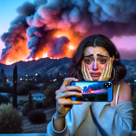 TikTok Influencer Tearfully Shares Heartbreaking Loss of Home in California Wildfires