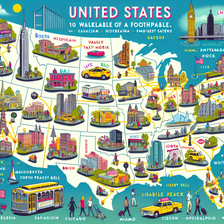 Top 10 Walkable Cities in the U.S