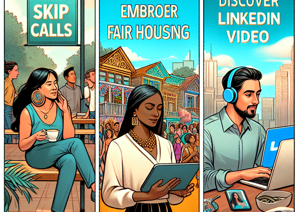 Trending: Skip Calls, Embrace Fair Housing, Discover LinkedIn Video