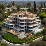 Unfinished Beverly Hills Mansion with Only a Basement Listed for $32 Million