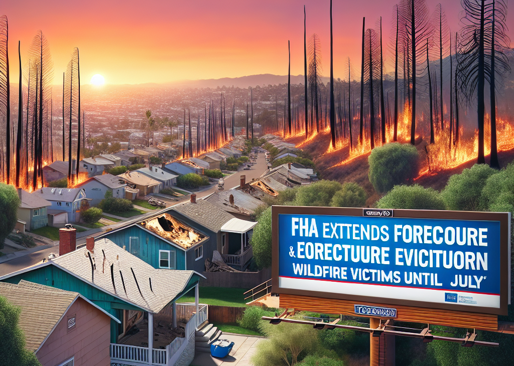 FHA Extends Foreclosure and Eviction Moratorium for LA Wildfire Victims Until July